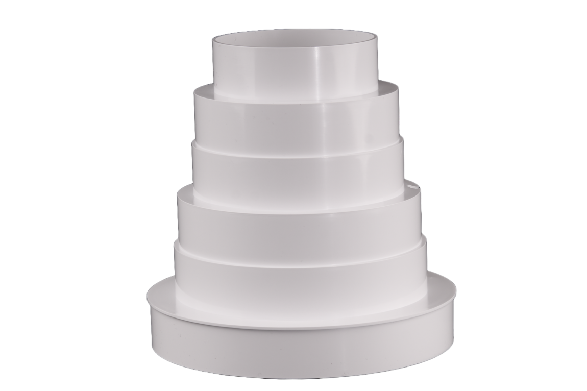 Redukce plastová RP 80/100/110/120/125/150 Redukce plastová RP 80/100/110/120/125/150 - Ventilační systém kulatý (100, 125, 150) Redukce plastová RP