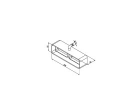 Sběrač s odvodem kondenzátu SBK 220x55 P 0690_sbk_220x55_p