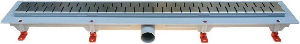 Podlahový lineární žlab 750 mm medium mat - Lineární žlaby Podlahový lineární žlab PLZ