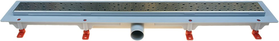 Podlahový lineární žlab 750 mm square mat - Lineární žlaby Podlahový lineární žlab PLZ