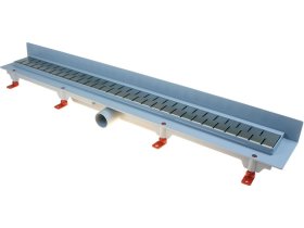 Podlahový lineární žlab ke stěně 650 mm medium mat 0542-7_plzs_02web_square_axo