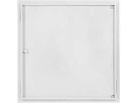 Revizní dvířka kovová bílá 600x600 s přebalem 0140-p_rdk-600x600-b_02web