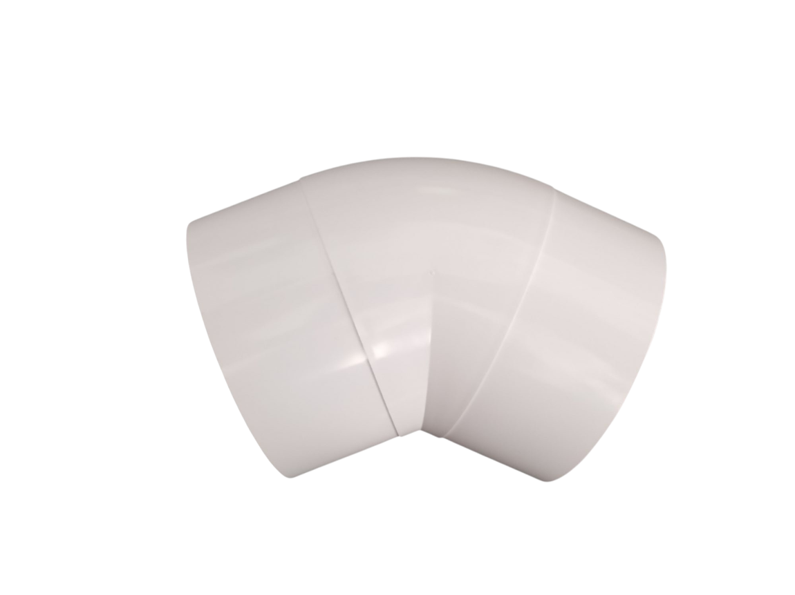 Koleno kulaté CKO 45/100 Koleno kulaté CKO 45/100 - Ventilační systém kulatý (100, 125, 150) Koleno kulaté CKO