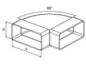 Koleno vodor.ploché CKH 2x110x55 0615_CKH-2x110x55_techn