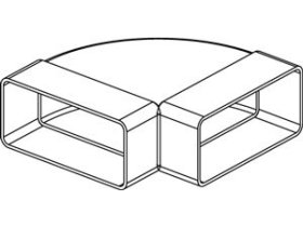 Koleno vodor.ploché CKH 2x220x55 0661_CKH-2x220x55_cenik