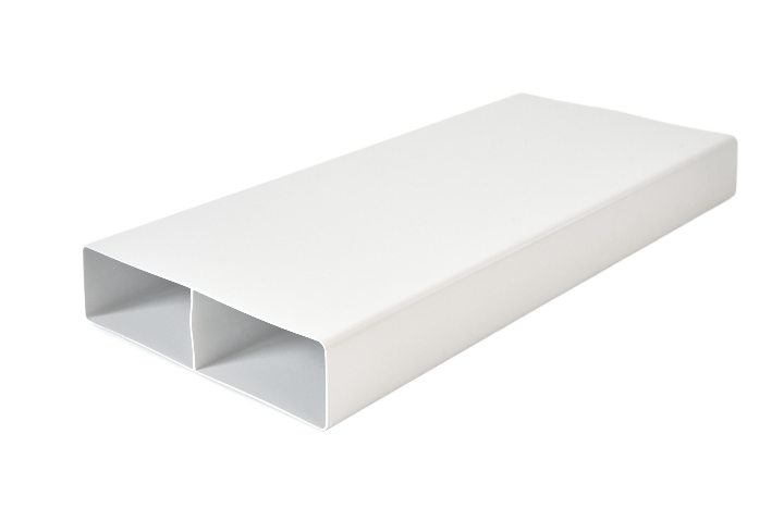 Plochý kanál V 220x55x1000 - Ventilační systém plochý (110x55, 220x55, 220x90) Plochý kanál V