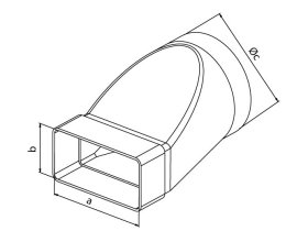 Přechodový kus CZD 129/220x55 0654_CZD-129_220x55_techn