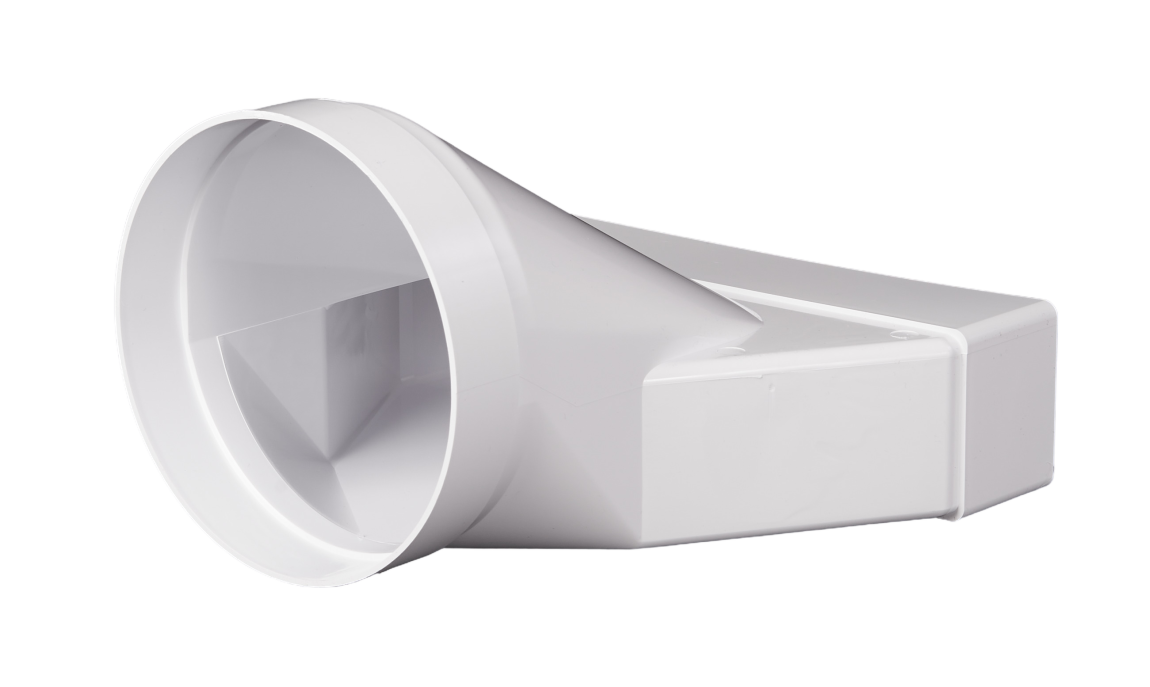 Přechodový kus CZD 129/220x55 Přechodový kus CZD 129/220x55 - Ventilační systém plochý (110x55, 220x55, 220x90) Přechodový kus CZD