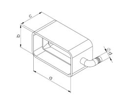 Sběrač s odvodem kondenzátu SBK 110x55 B 0689_SBK110x55B_techn