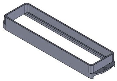 Sedlová odbočka 220x55/220x55 boční - Ventilační systém plochý (110x55, 220x55, 220x90) Sedlová odbočka