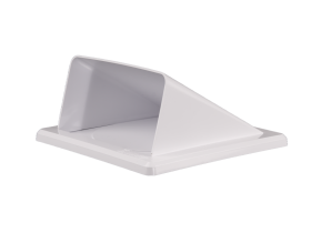 Větrací mřížka gravitační - klapka 200x200 GK/150 bílá 0241-2-