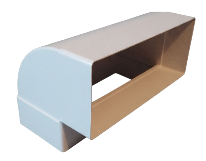 Koleno svislé CKP 2x220x90 Koleno svislé CKP 2x220x90 - Ventilační systém plochý (110x55, 220x55, 220x90) Koleno svislé CKP