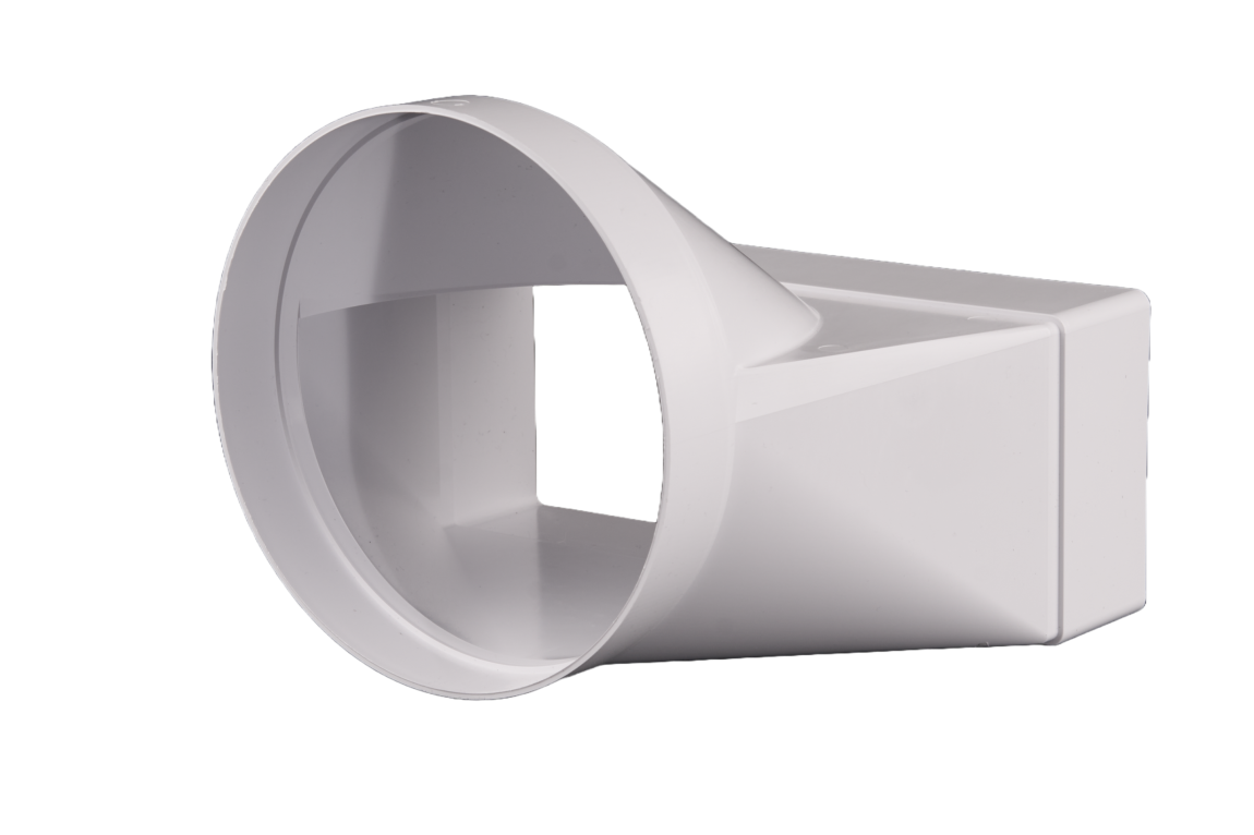 Přechodový kus CZD 158/220x90 - Ventilační systém plochý (110x55, 220x55, 220x90) Přechodový kus CZD