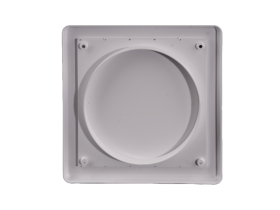 Větrací mřížka gravitační - klapka 200x200 GK/150 bílá 0241-4-