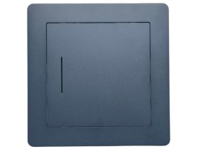 Hliníková dvířka Exkluziv Antracit 400x400