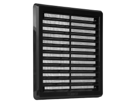 Větrací mřížka se síťovinou - krytka 200x200 antracit VMK200x200-1-1