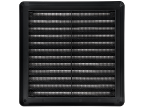 Větrací mřížka se síťovinou - krytka 200x200 antracit VMK200x200-2