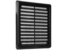 Větrací mřížka se síťovinou - krytka 200x200 antracit VMK200x200-3