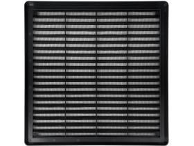 Větrací mřížka se síťovinou - krytka 300x300 antracit VMK300x300-2