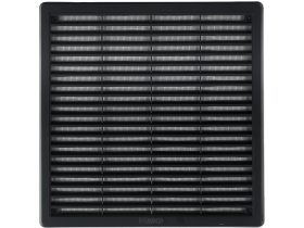 Větrací mřížka se síťovinou - krytka 300x300 antracit